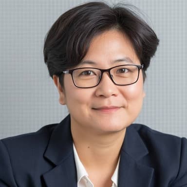 Woman with glasses